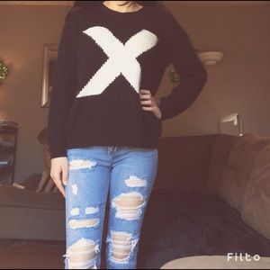 Black X Sweater